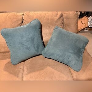 Teal Blue Throw Pillows